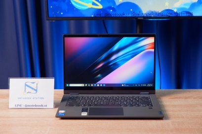 Lenovo IdeaPad Flex 5 i5-1135G7 Ram8 SSD512 จอ14 FHD IPS ทัชสกรีนหมุนจอได้360 สเปคดี ตัวเครื่องบางเบา ขายเพียง 12,900.-