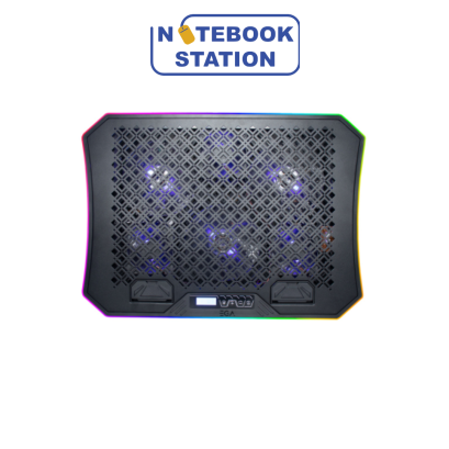 EGA COOLING PAD TYPE CP3 GAMING พัดลมรองโน้ตบุ๊ค พัดลม 6 ตัว ไฟ LED ราคา 739.-
