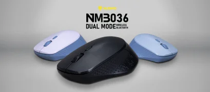 เมาส์ไร้สาย NUBWO รุ่น NMB036 เชื่อมต่อใช้งานได้ 2 ระบบ Wireless / Bluetooth ราคา 169.-