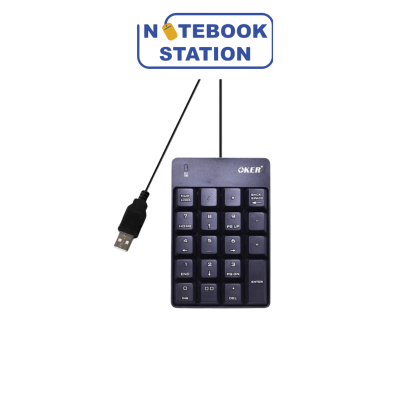 OKER SUPER SLIM MINI KEYPAD KP-051 คีย์บอร์ดแป้นตัวเลข ขายเพียง 199.-
