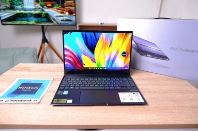 Asus ZenBook Flip 13 i5-1135G7 RAM8 SSD512 จอ13.3 OLDE FHD ทัชสกรีนหมุนจอ360 สเปคสูง คีย์บอร์ดไฟ เครื่องบางเบาเหมาะพกพา ขายเพียง 19,990.-