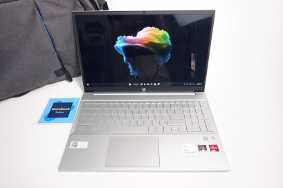 Hp Pavilion เพียง 11900.- คีย์บอร์ดไฟ สแกนนิ้วได้ วัสดุดี ryzen5-5500 ram8 ยังมีประกันจากศูนย์
