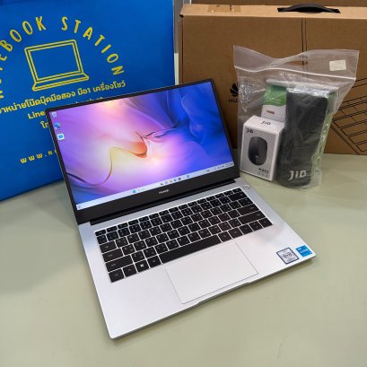 Huawei i3 gen11 ram8 ssd256 จอ14 Full HD สแกนนิ้วมือได้ คีย์บอร์ดมีไฟ เพียง 9999.- ประกันศูนย์ยาว