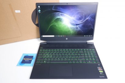 (ของใหม่)Hp Pavilion Gaming Ryzen5-4600H ram8 GTX1650Ti จอ144Hz คีย์บอร์ดไฟสีเขียว