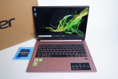 (ของใหม่)Acer Swift3 i5-1035G1 ram8 ssd512 มีการ์ดจอแยก คีย์บอร์ดไฟ สแกนนิ้วมือได้ น้ำหนักเบามาก