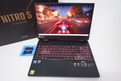 (ของใหม่)Acer Nitro5 รุ่นใหม่ล่าสุด i5-12500H RTX3050Ti ram8 จอ15.6 165Hz คีย์บอร์ดไฟRGB ตัวบอดี้โฉมใหม่ อุปกรณ์ครบ