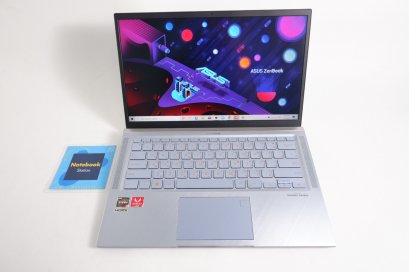 Asus Zenbook 14 Ryzen5-3500 ram8 ssd512 จอ14 Full HD คีย์บอร์ดไฟ เพียง9900.-
