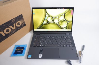 (ของใหม่)Lenovo Flex 5 ทัสกรีนหมุนจอมีปากกา อุปกรณ์ครบกล่อง ram4 ssd256 พร้อมใช้งาน มีประกันศูนย์