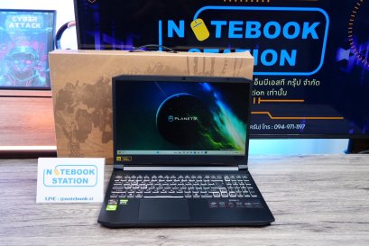 Acer Nitro 5 Ryzen5-5600H Ram16 RTX-3050(4GB) 1TB M.2 จอ15.6นิ้ว FHD 144Hz สเปคเกมมิ่ง คีย์บอร์ดRGBแบบ4โซน ดีไซน์สุดเท่ เครื่องพร้อมใช้งานราคาสุดคุ้มเพียง 16,990.-