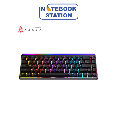 คีย์บอร์ดเกมมิ่ง Ajazz NK68 Wired TH Rainbow Lighting Red Switch Gaming Keyboard ราคา 650.-
