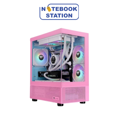 CASE (เคส) THERMALTAKE VIEW 170 TG ARGB (BUBBLE PINK) (MICRO-ATX) ราคา 1,990.-