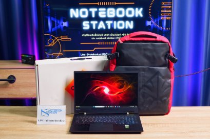 HP Omen 15 i5-10300H GTX1660Ti(6GB) Ram16 SSD512GB จอ15.6 FHD 144Hz เกมมิ่งสเปคแรง เครื่องพร้อมใช้งาน ขายเพียง 16,990.-