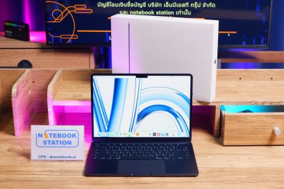 APPLE Macbook Air M2 ram8 ssd256 จอ13.6 2k ตัวเครื่องสวย อุปกรณ์ครบกล่อง รีเซ็ตตัวเครื่องพร้อมใช้งาน ขายเพียง 22,990.-