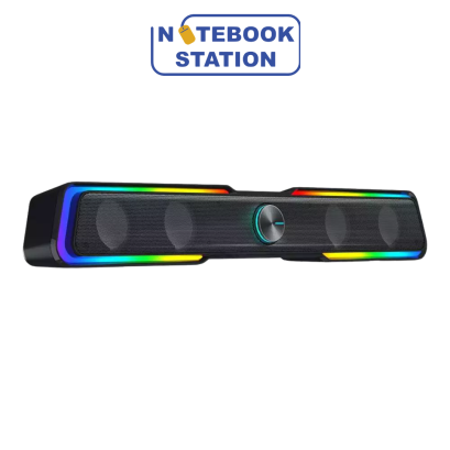 SOUNDBAR (ลำโพงซาวด์บาร์) FANTECH BEAT BAR GS305 - DUAL MODE GAMING RGB (BLACK) ราคา 790.-