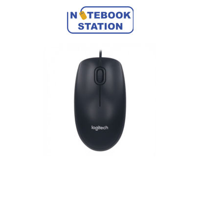 เมาส์มีสาย LOGITECH M100R USB OPTICAL (BLACK) ราคา 150.-