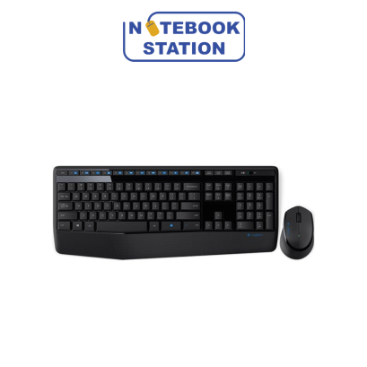 เมาส์และคีย์บอร์ดไร้สาย Logitech Wireless Mouse + Keyboard MK345 Black (TH/EN) หูฟังบลูทูธ ไร้สาย ไมโครโฟนตัดเสียงรบกวน ราคา 990.-