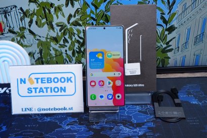 สมาร์ทโฟน Samsung Galaxy S25 Ultra (12+256GB) Titanium Whitesilver (5G) เครื่องสวย มีประกันศูนย์ พร้อมใช้งาน ขายเพียง 24,900.- เท่านั้น