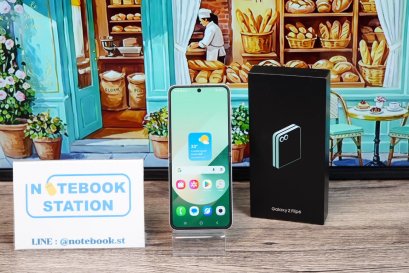 สมาร์ทโฟน Samsung Galaxy Z Flip6 (12+512GB) Light green (5G) พับจอได้ เครื่องสวย พร้อมใช้งาน ขายเพียง 11,900.- เท่านั้น