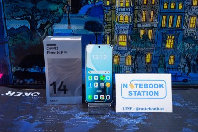สมาร์ทโฟน OPPO Reno14F (12+256GB) Opal Blue (5G) เครื่องสวย มีประกันศูนย์ พร้อมใช้งาน ขายเพียง 7,990.- เท่านั้น
