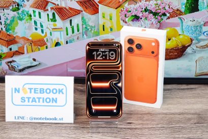 Apple iPhone 17 Pro Max 256GB Cosmic Orange อุปกรณ์แท้ครบกล่อง สุขภาพแบต100% มีประกันศูนย์ พร้อมใช้งาน ขายเพียง 41,990.-