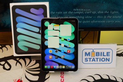 Apple iPad Mini 7 Chip Apple A17 Pro Wi-Fi 128GB จอ 8.3 นิ้ว สุขภาพแบต85% พร้อมใช้งาน ขายเพียง 12,900.-