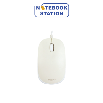 เมาส์ MOFII Wired Mouse Silent BUNBUN OFFWHITE ขาย 229.-