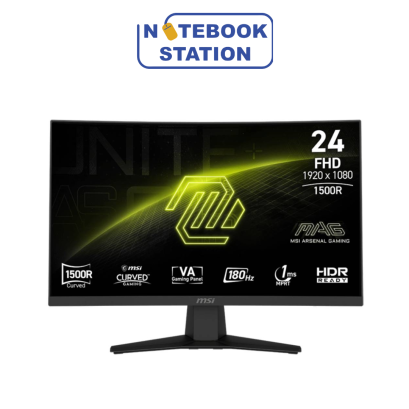 จอมอนิเตอร์ MSI MAG244C Gaming Monitor (VA 180Hz Curved) ราคา 3,690.-