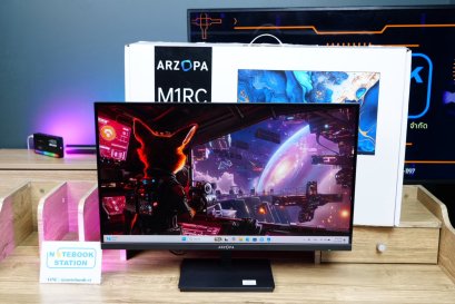 จอมอนิเตอร์มือสอง Arzopa 27" 180HZ Gaming Monitor - M1RC, รับประกัน 3 ปี - 2K QHD 2560x1440 IPS Monitor, ขายเพียง 3,590.-