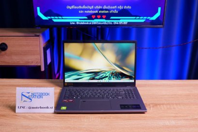 Acer Aspire 15 Ryzen5-8640HS Ram16 SSD512 จอ15.6 FHD IPS สเปคสูง มีไฟใต้คีย์บอร์ด ดีไซน์เบาบาง เครื่องพร้อมใช้งาน ประกันศูนย์2026 ขายเพียง 12,900.-