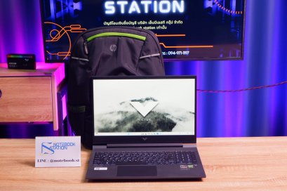 HP Victus Gaming 16 Ryzen7-5800H RTX-3060(6GB) Ram16 SSD512 จอ 16.1 นิ้ว FHD 144Hz สเปคสูง ดีไซน์เรียบหรูทันสมัย เครื่องพร้อมใช้งาน ขายเพียง 19,990.-