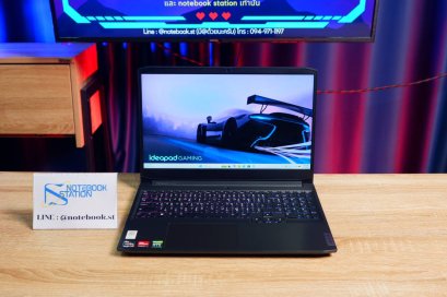 Lenovo IdeaPad Gaming 3 Ryzen5-5600H RTX-3050Ti Ram16 SSD512GB จอ15.6 120Hz สเปคเกมมิ่ง คีย์บอร์ดมีไฟRGB ดีไซน์เรียบหรู ดูเท่ เครื่องพร้อมใช้งาน ราคาเพียง 16,590.-