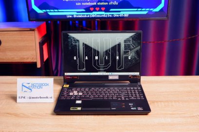 Asus TUF Gaming A15 Ryzen7-4800H RTX3050(4GB) Ram16 SSD512 จอ 15.6 FHD IPS 144Hz เกมมิ่งสเปคสูง คีย์บอร์ดไฟRGB เครื่องพร้อมใช้งาน ขายเพียง 16,990.-