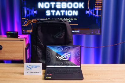 Asus ROG Zephyrus G14 Ryzen9-6900HS RX6700S(8GB) Ram16 SSD1TB จอ14(2K) 120Hz QHD+ เกมมิ่งสเปคสูง ตัวเครื่องบางเบา เหมาะแก่การพกพา ขายเพียง 35,990.- มีประกันศูนย์