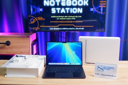APPLE Macbook Air M2 ram8 ssd256 จอ13.6 2k ตัวเครื่องสวย ออกShopไม่ถึงเดือน มีใบเสร็จ อุปกรณ์ครบกล่อง รีเซ็ตตัวเครื่องพร้อมใช้งาน ขายเพียง 25,990.-