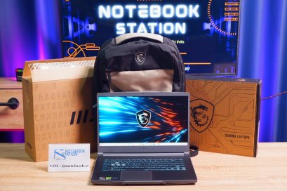 MSI THIN A15 Ryzen5-7535HS RTX-4050(6GB) Ram16 SSD512 จอ15.6 FHD 144Hz เกมมิ่งสเปคสูง น้ำหนักเบา อุปกรณ์ครบกล่องพร้อมประกันศูนย์ยาว2027 เพียง 23,900.-