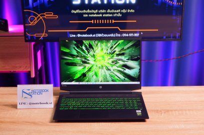 HP Pavilion Gaming 16 i7-10750H Ram16 GTX1650Ti(4GB) SSD512GB จอ15.6 FHD IPS 144Hz เครื่องสวย คีย์บอร์ดไฟสีเขียว ขายเพียง 12,990 .-พร้อมใช้งาน