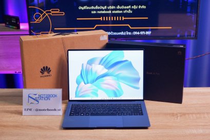 Huawei MateBook X Pro สเปคสูง จอทัสกรีน i7-1260P Ram16 SSD1TB จอ14.2 3.1K 90Hz ภาพสวยคมชัดมาก ดีไซน์ทันสมัย เครื่องเบาบางมากเพียง1.26Kg ราคา 28,990.- อุปกรณ์ครบกล่อง