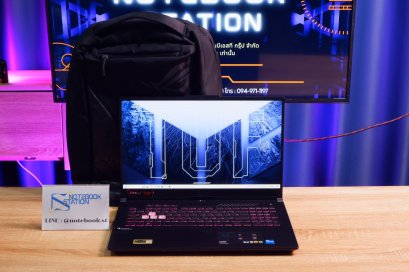 Asus TUF Gaming F17 i7-12700H RTX3050Ti(4GB) Ram16 SSD512 จอ17.3 144Hz จอใหญ่ภาพสวย สเปคแรง เล่นเกมทำงานไหลลื่น เครื่องพร้อมใช้งาน สุดคุ้มเพียง 24,990.-