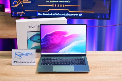 (ของใหม่)Realme Book Slim i5-1135G7 Ram8 SSD512 จอ14 IPS คมชัดระดับ2K สเปคดี ดีไซน์บางเบา พกพาสะดวก อุปกรณ์ครบกล่อง พร้อมใช้งาน ขายเพียง 14,990.-