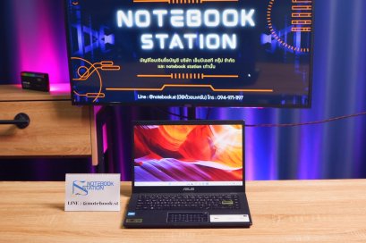 Asus 14 Intel Pentium Silver N5030 Ram4 SSD512 จอ14 FHD สเปคทำงานทั่วไป เครื่องพร้อมใช้งาน ขายเพียง 5,990 .-เท่านั้น
