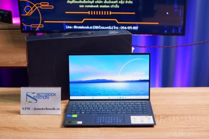 Asus Zenbook 14 i7-1165G7 การ์ดจอแยกMX450(2GB) Ram8 SSD512 จอ14 FHD IPS คีย์บอร์ดไฟ สเปคทำงาน น้ำหนักเบาเพียง0.99KG อุปกรณ์ครบกล่องเครื่องพร้อมใช้งาน เพียง 13,990 .-