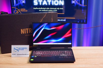 Acer Nitro 5 i5-12500H RTX3050(4GB) RAM8 SSD512 จอ15.6 165Hz FHD สเปคสูง คีย์บอร์ดRGB เครื่องพร้อมใช้งาน ขายเพียง 18,500.- มีประกันศูนย์