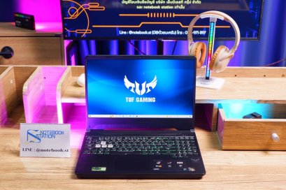 Asus TUF Gaming Ryzen7-3750H GTX-1660Ti Ram16 SSD512 จอ15.6 144Hz สเปคเกมมิ่ง คีย์บอร์ดไฟRGB ประมวลผลไว เพียง 13,990.-
