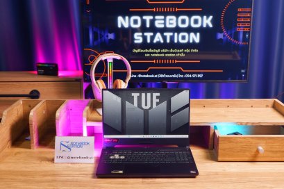 Asus TUF Gaming A15 Ryzen7-6800H RTX-3050(4GB) Ram8 SSD512GB จอ 15.6 FHD IPS 144Hz สเปคสูง คีย์บอร์ดไฟRGB ดีไซน์สวยเท่ดูทันสมัย เครื่องพร้อมใช้งานขายเพียง 20,990.-