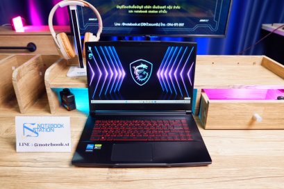 MSI GF63 Thin i5-11400H RTX-3050(Max-Q) Ram16 SSD512 จอ15.6 144Hz เกมมิ่งสเปคสูง คีย์บอร์ดไฟสีแดง น้ำหนักเบาไม่ถึง2kg ขายเพียง 15,990.- มีประกันศูนย์