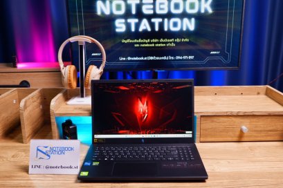 Acer Nitro V15 i5-13420H RTX-3050(6GB) RAM16 SSD512 จอ15.6 FHD 144Hz สเปคสูง คีย์บอร์ดไฟสีขาว ดีไซน์สวยบางสุดเท่ ขายเพียง 20,990 .-ประกันศูนย์ ONSITE
