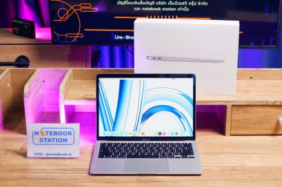 Macbook Air 13 (2020) Core i3 Ram8 SSD256 จอ13.3 นิ้ว อุปกรณ์แท้ครบกล่อง ขายเพียง 13,990.- รีเซ็ตพร้อมใช้งาน