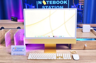 Apple iMac 2021 Chip M1 Ram8GB SSD512 จอ24นิ้ว Retina 4.5k พร้อม Magic Mouse และ Magic Keyboard ขายเพียง 25,990.-ครบกล่องพร้อมใช้งาน