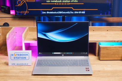 HP Pavilion 16 Ryzen7-7730U Ram16 SSD512 จอ16.0 FHD IPS สเปคสูง คีย์บอร์ดไฟ ดีไซน์สวย บางเบา ประกันศูนย์2026 ขายเพียง 15,990.-