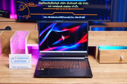 Acer Nitro V16 Ryzen7-8845HS RTX3050(6GB) RAM16 SSD512 จอ16.0 FHD+ 165Hz สเปคสูง คีย์บอร์ดไฟสีขาว ดีไซน์สวย ขายเพียง 21,800 .-